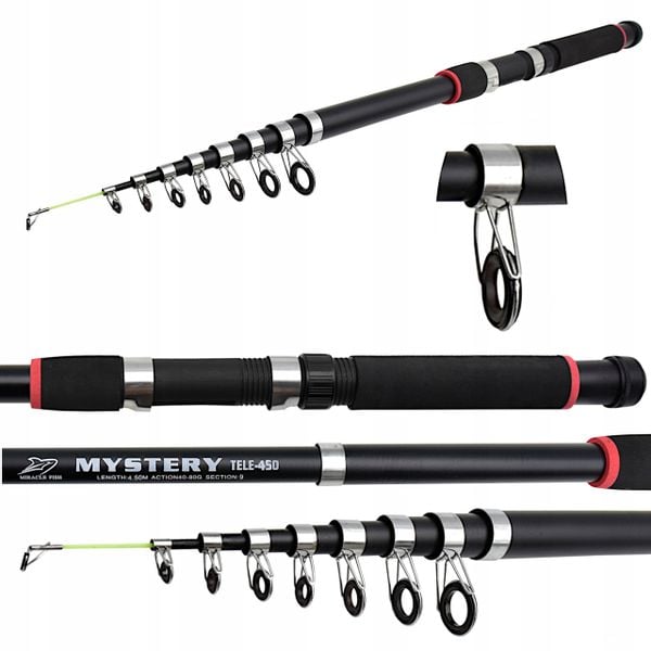 Wędka teleskopowa Miracle Fish MYSTERY TELE-450 WT: 40-80g 4,5 m zdjęcie 1