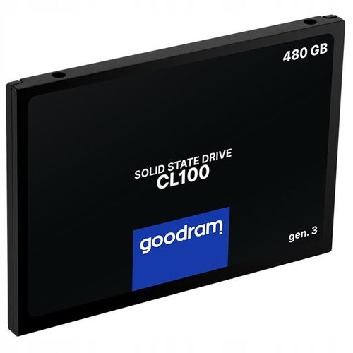 Dysk SSD GOODRAM CL100 480GB SATA III 2,5" GEN. 3 540/460 7mm 3D NAND Flash na Arena.pl