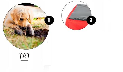 LEGOWISKO PERSONALIZOWANE MIKROFIBRA 75x65 SZARE na Arena.pl