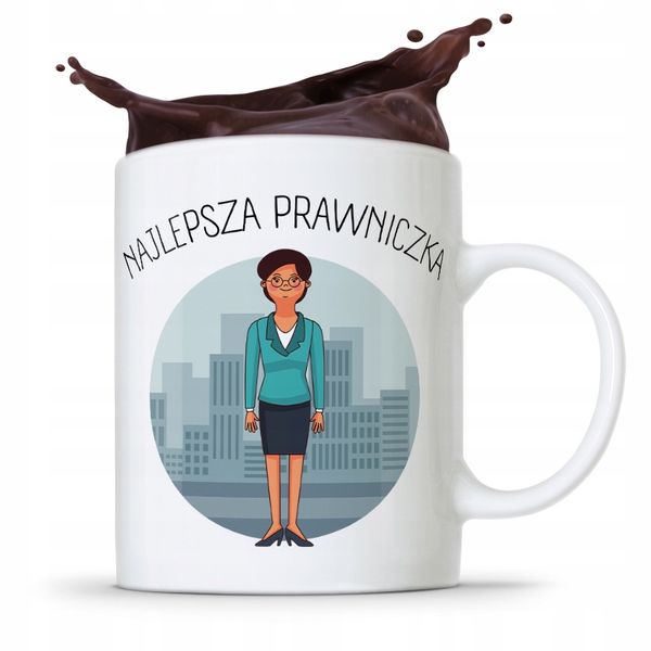 Kubek Prawnika Mecenasa Najlepsza Prawniczka Z Nadrukiem Ze Zdjęciem zdjęcie 1