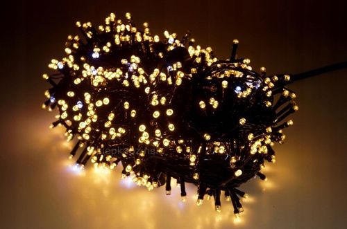 LAMPKI CHOINKOWE 80LED Z EFEKTEM FLASH 10M GRUBY KABEL DIAMENTOWA DIODA na Arena.pl