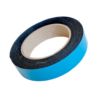 TAŚMA E2122 1mm/25mm/5m PIANKA 2-STR LEPNA, MONTAŻOWA, CZARNA UV+