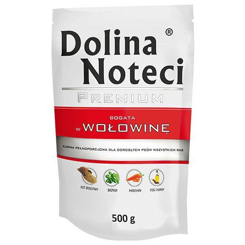 Dolina Noteci Premium bogata w wołowinę saszetka 10 x 500 g na Arena.pl