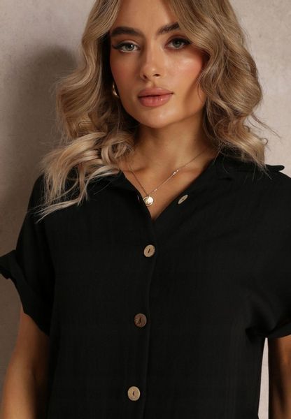 Renee Czarna Koszula damska zdjęcie 5