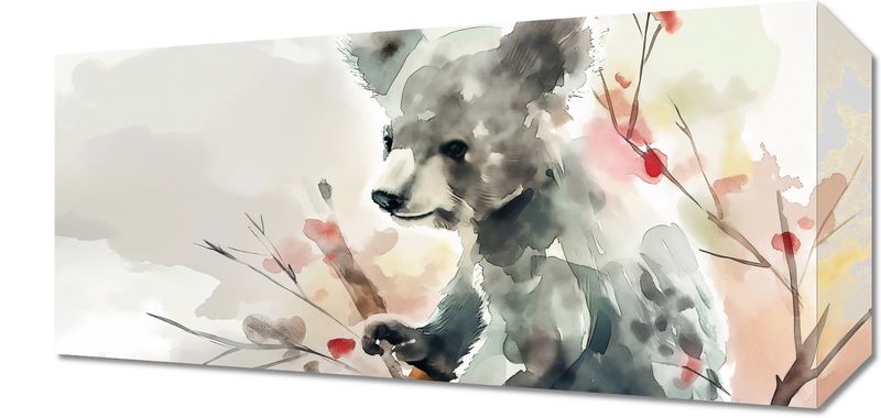 Obraz 40x20cm Akwarelowa Koala zdjęcie 1