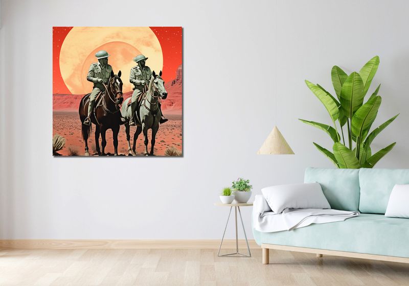 Obraz 100x100cm Patrol Kosmiczny zdjęcie 2