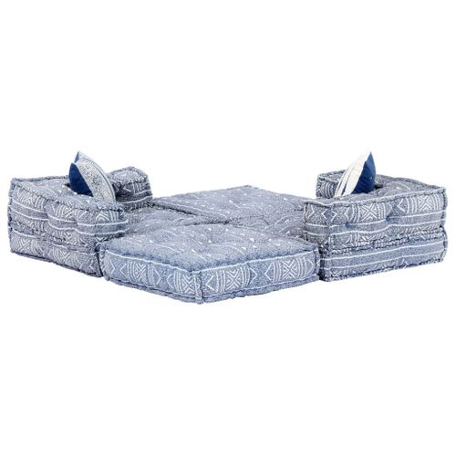 2-osobowa modułowa sofa patchworkowa indygo VidaXL na Arena.pl