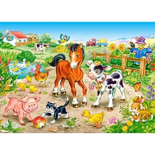 Puzzle 120el. on the farm CASTOR na Arena.pl
