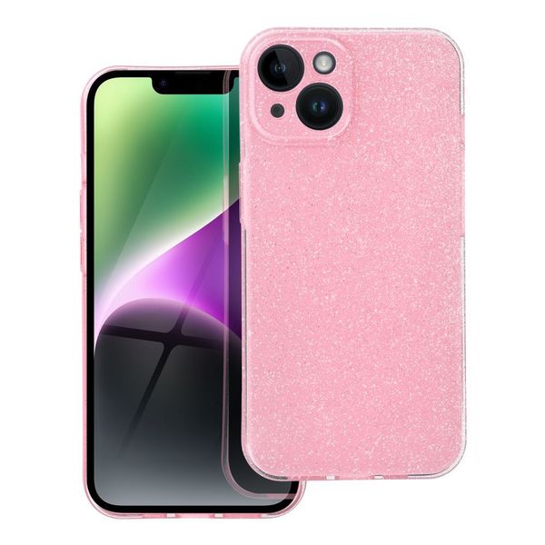 Futerał CLEAR CASE 2 mm BLINK do IPHONE 14 różowy zdjęcie 1
