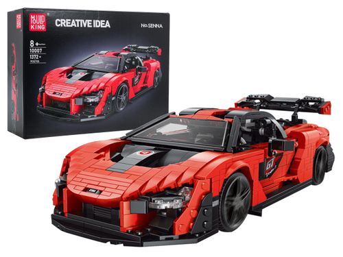 Zestaw Klocków Auto Sportowe Pomarańczowe 1372El. na Arena.pl