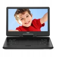 Przenośny odtwarzacz DVD z baterią 15.7" Czarny