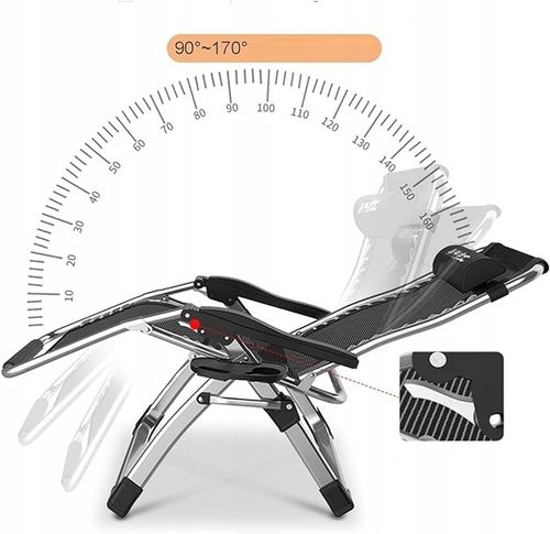 LEŻAK OGRODOWY FOTEL PODUSZKA PLAŻOWY TURYSTYCZNY ROZKŁADANY WYGODNY MOCNY na Arena.pl