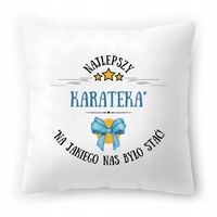 Poduszka Dla Karateki Na Urodziny Na Prezent Z Nadrukiem Ze Zdjęciem