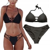 STRÓJ KĄPIELOWY PASKI SEKSOWNY PUSH UP ROZ. M 38