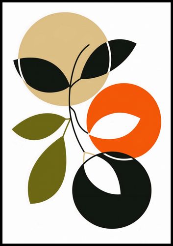 Plakat 70x100cm Organiczny Pokój na Arena.pl