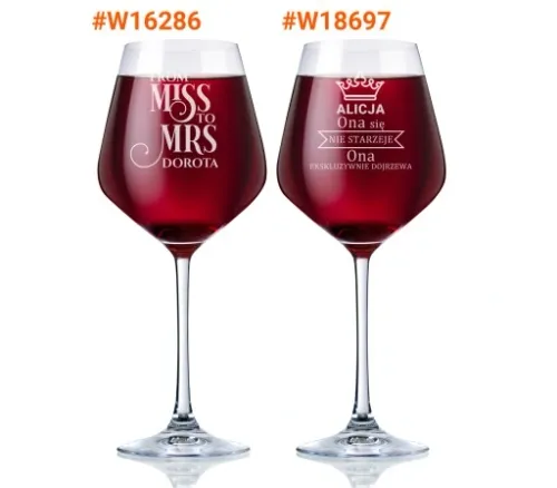 KIELISZEK do WINA KROSNO na urodziny 18-99 GRAWER na Arena.pl