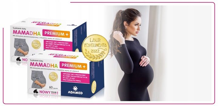 MamaDHA Premium+ DHA witaminy dla mamy 120 kaps. zdjęcie 6