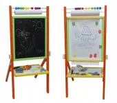 TABLICA 5w1 MAGNETYCZNA KREDOWA PAPIER + akc. NEW