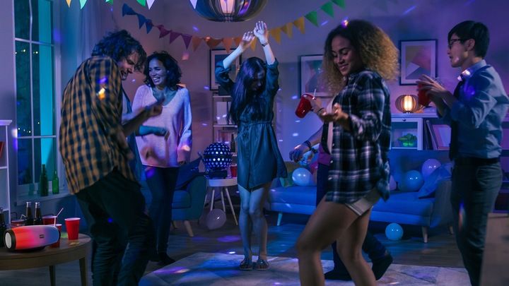 Głośnik Bluetooth Bezprzewodowy SMUVE Aura TWS USB FM XBass + LCD RGB zdjęcie 3