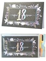 Zaproszenie 18 Urodziny (osiemnastka)