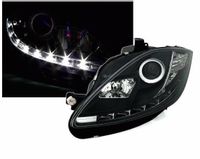 REFLEKTORY Lampy  SEAT LEON  TOLEDO 2005 - 2009 LED Żarówki H1 GRATIS BLACK