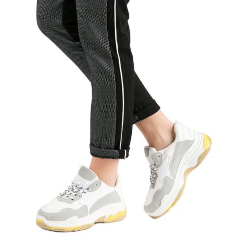 Białe Sneakersy Na Platformie r.39 na Arena.pl