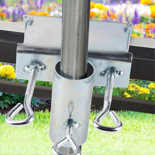 Uchwyt na FLAGĘ Parasol na balkon BEZ WIERCENIA do Poręczy Do Barierki na Arena.pl