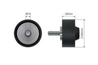 ROLKA NAPINACZA PASKA VW PHAETON 2002 2003 2004 2005