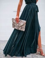 Sukienka do pracy glamour maxi rozmiar uniwersalny