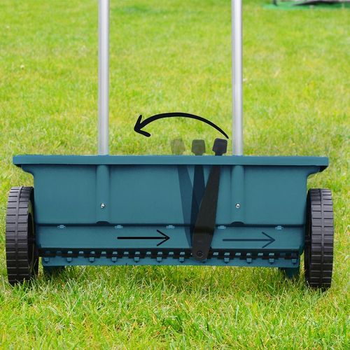 Siewnik rozrzutnik 12L soli piasku nawozu regulacja uniwersalny na Arena.pl