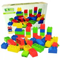 Duże Klocki 40 el. zbuduj własny świat klocki dla dzieci kolorowe klocki