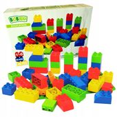 Duże Klocki 40 el. zbuduj własny świat klocki dla dzieci kolorowe klocki