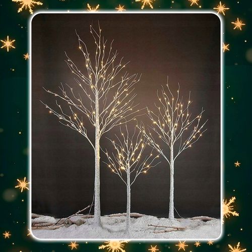 DRZEWKO 500 LED OZDOBNE BRZOZA ŚWIĄTECZNE ŚWIECĄCE BIAŁY CIEPŁY 150 cm na Arena.pl
