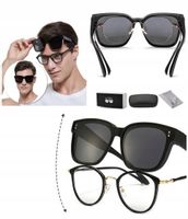 Okulary UV dla Kierowców NAKŁADANE NA KOREKCYJNE marki ESTILLO + GRATISY