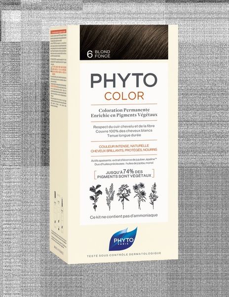 PHYTO COLOR FARBA DO WŁOSÓW ciemny blond 6 50 ml zdjęcie 6