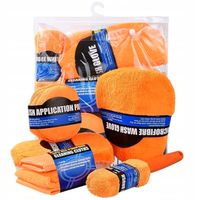 ZESTAW DO MYCIA SAMOCHODU AUTA CAR DETAILING 8cz. ŚCIERKI MIKROFIBRA