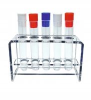 młody chemik zestaw stojak + probówki