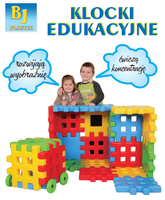 klocki edukacyjne  bj