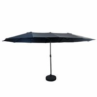 Parasol ogrodowy TILIA 245x270x460 duży regulowany ciemnoszary