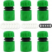 Szybkozłączka do węża ogrodowego 1/2” – 6 szt. zestaw z uszczelkami