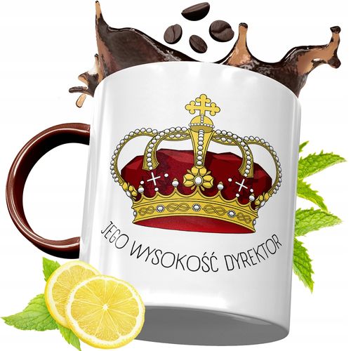 Kubek Bordowy Dla Dyrektora Na Urodziny Prezent Z Nadrukiem Ze Zdjęciem na Arena.pl