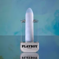 playboy unicorn vibes bullet vibrator rainbow 10 trybow silikonowy