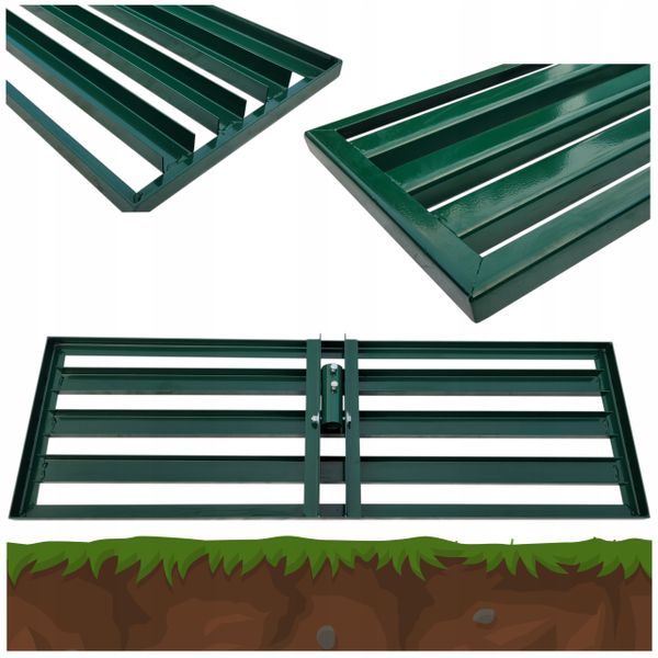 NIWELATOR TERENU RĘCZNY RÓWNIARKA TRAWNIKA GRABIE do KRETOWISK LEVEL RAKE zdjęcie 1