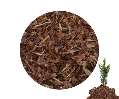 Kora Sosnowa Drobna 80L ściółka naturalna do ogrodu ochrona roślin na Arena.pl