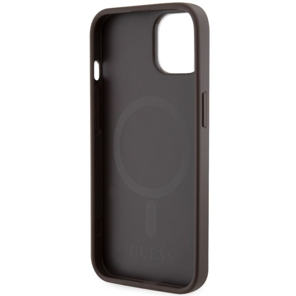 Etui Guess do iPhone 15 Plus, iPhone 14 Plus, Brązowy, MagSafe zdjęcie 7