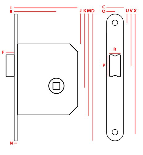 zamek wpuszczany jania zw-50 na wkładkę - mp zw 50 j na Arena.pl
