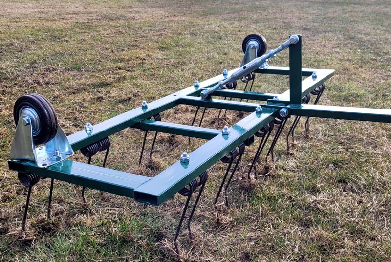 AERATOR DO KOSIARKI TRAKTORKA QUADA BRONA GRABIE WERTYKULATOR AREATOR METAL zdjęcie 6