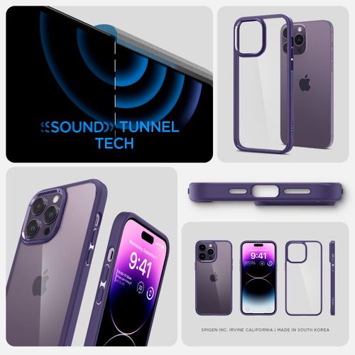 spigen ultra hybrid iphone 14 pro deep purple na Arena.pl