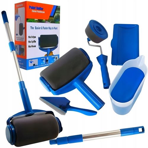 WAŁEK DO MALOWANIA SCIAN NIEKAPIĄCY UNIWERSALNY WAŁKI ZESTAW 5w1 na Arena.pl