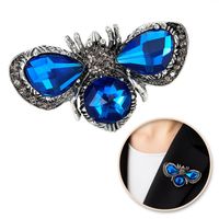 broszka ozdobna - błękitny owad bz223